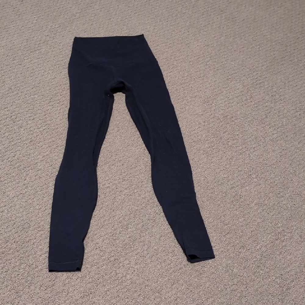 Womens Lululemon  X High-Waist Leggings.Navy